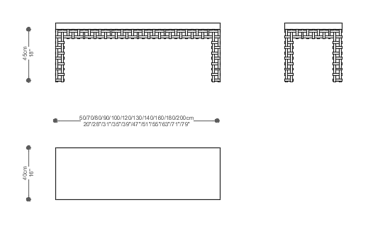 Image of the complete dimensions of the product